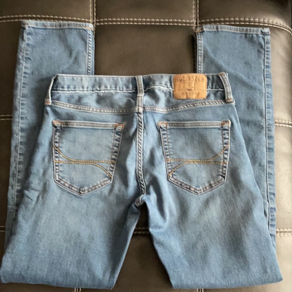 Men’s Hollister Light Blue Jeans Size 30x32 - Picture 2 of 5